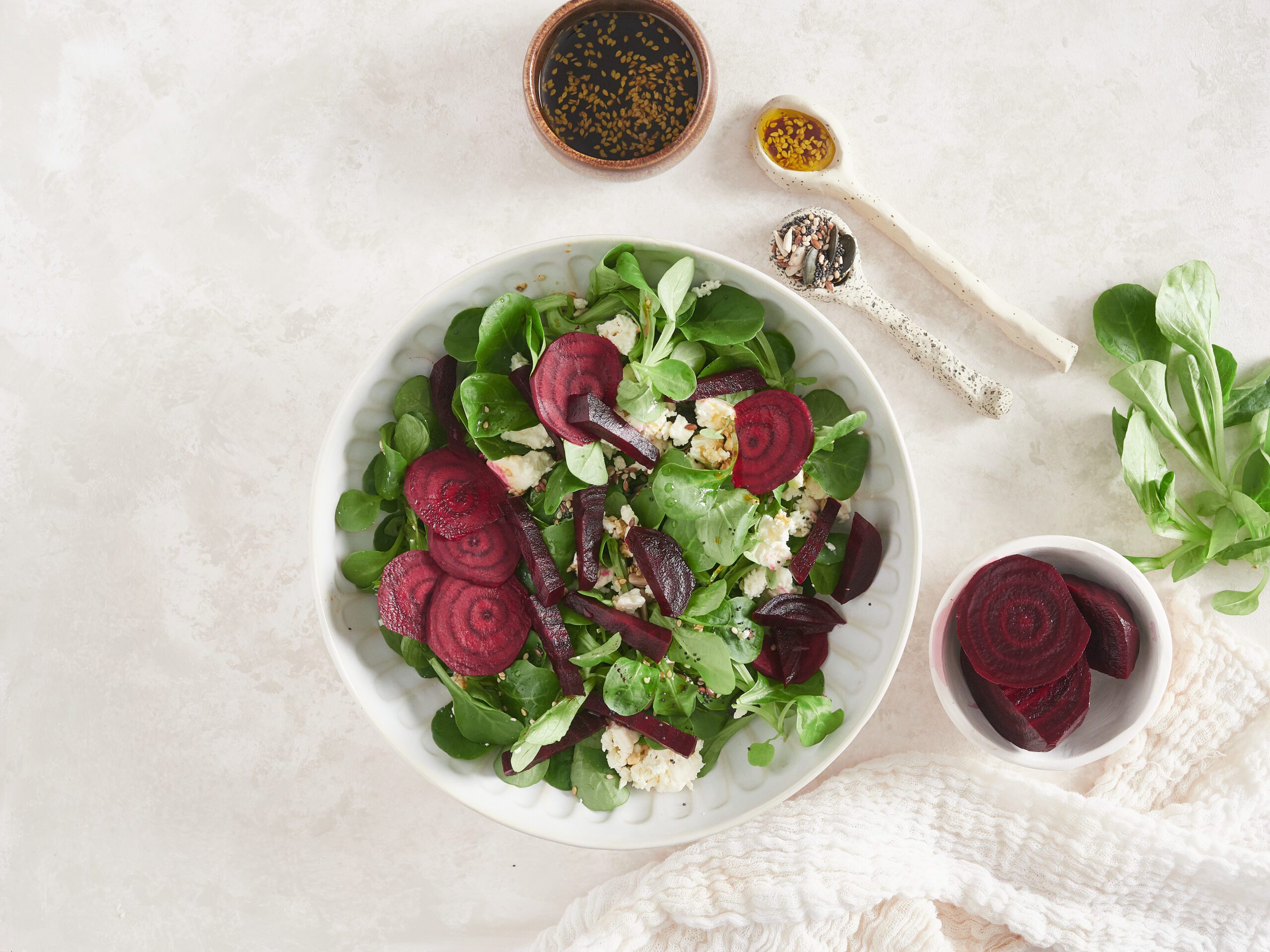 Alpha-Rezept: Herbstsalat mit Roter Rübe und Forelle » Schlanke Figur